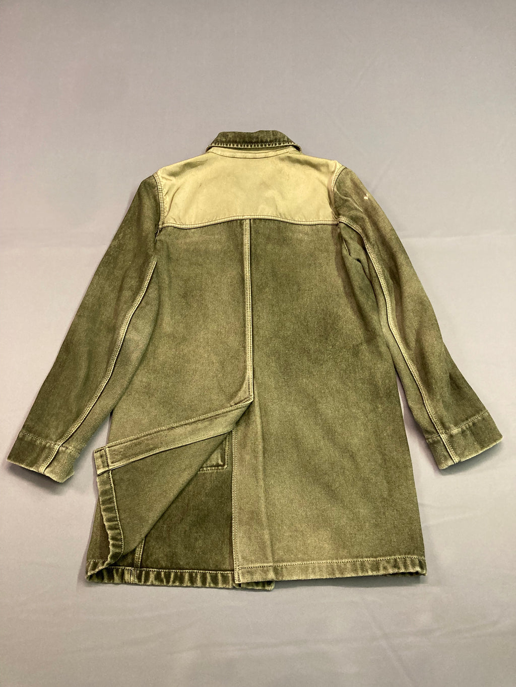 Prada Long Coat Green Archive