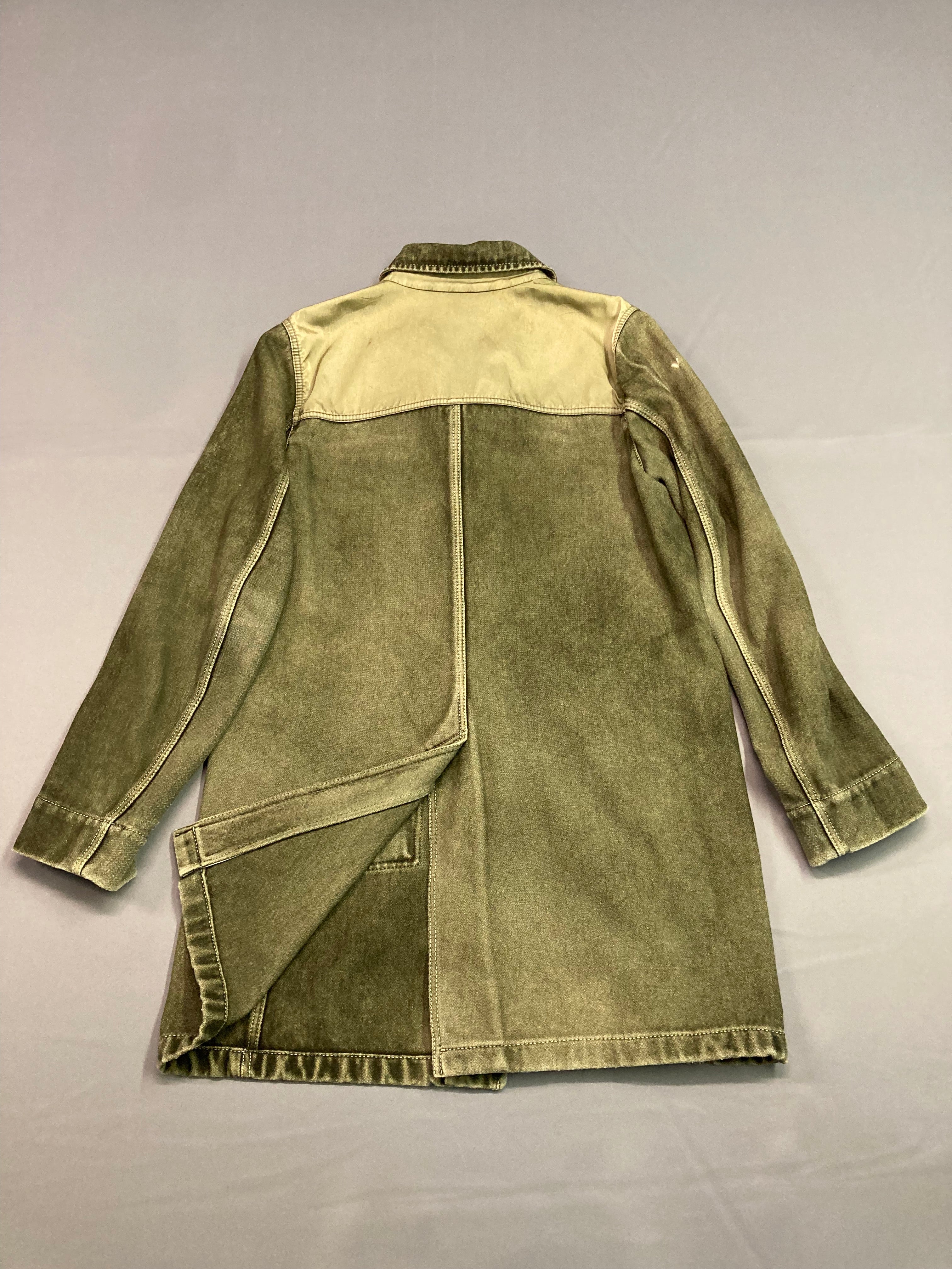 Prada Long Coat Green Archive
